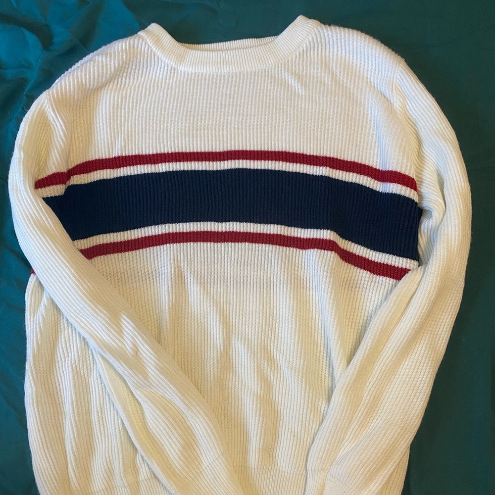 Stripe knit sweater